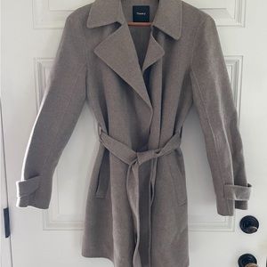 Brand New Ladies Theory, Oaklane Wool and Cashmere Trench Coat